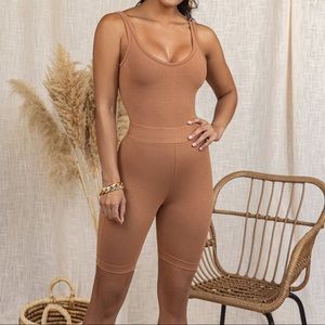 JLUX BODYBASIX PECAN TENLEY BIKER SHORTS- Medium